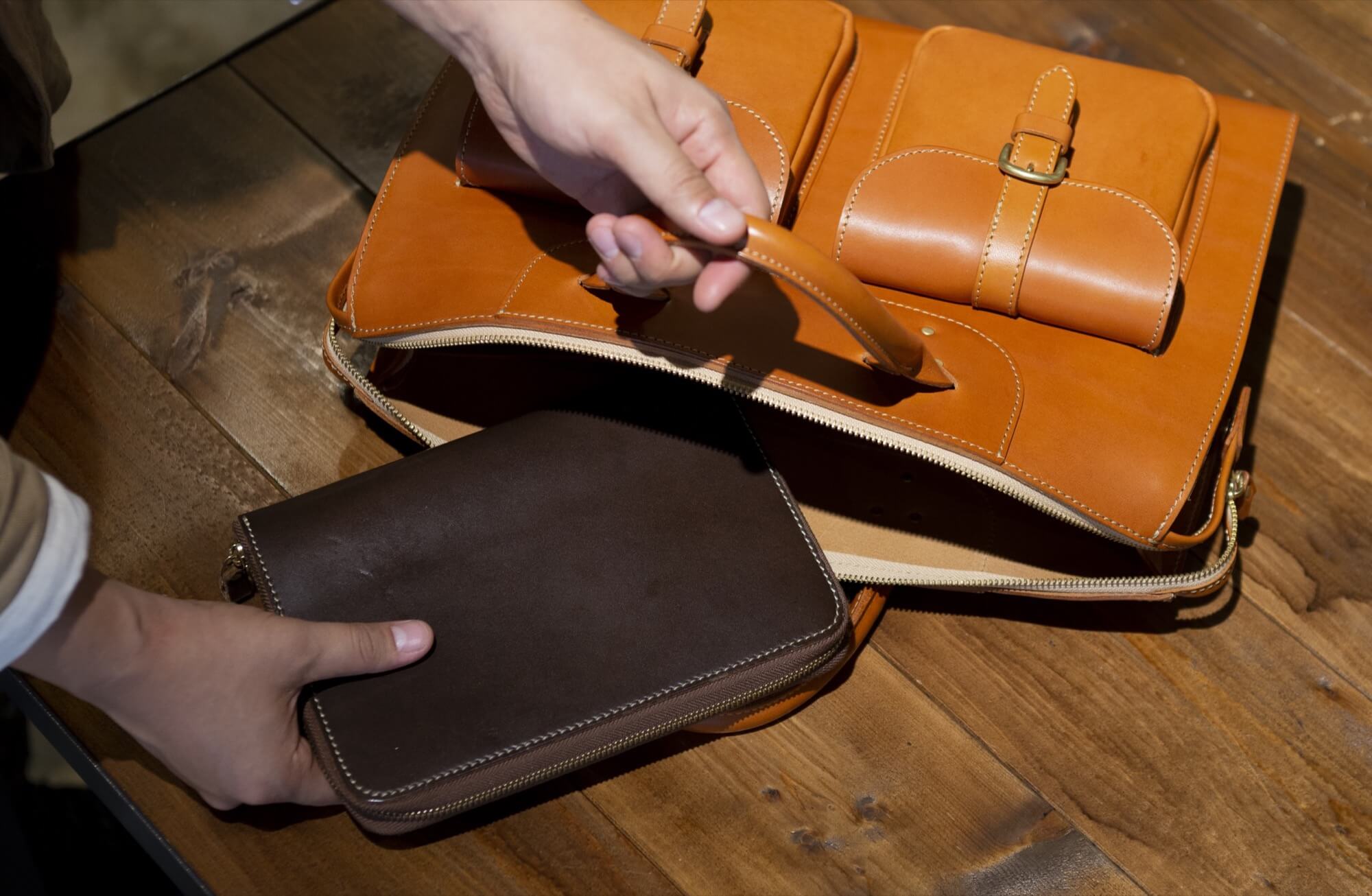 本革バッグ