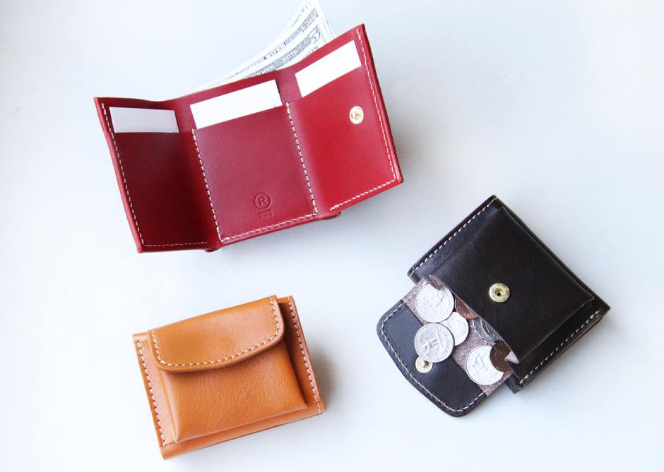 三つ折りミニ財布