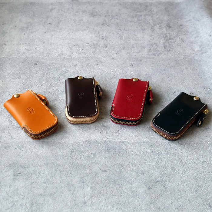 レザーZIPキーケース