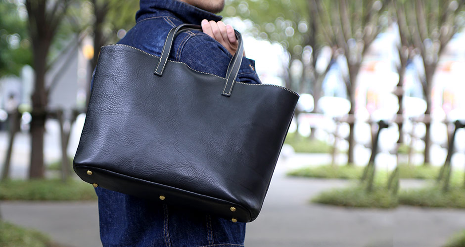 ホリゾンタルトートバッグL