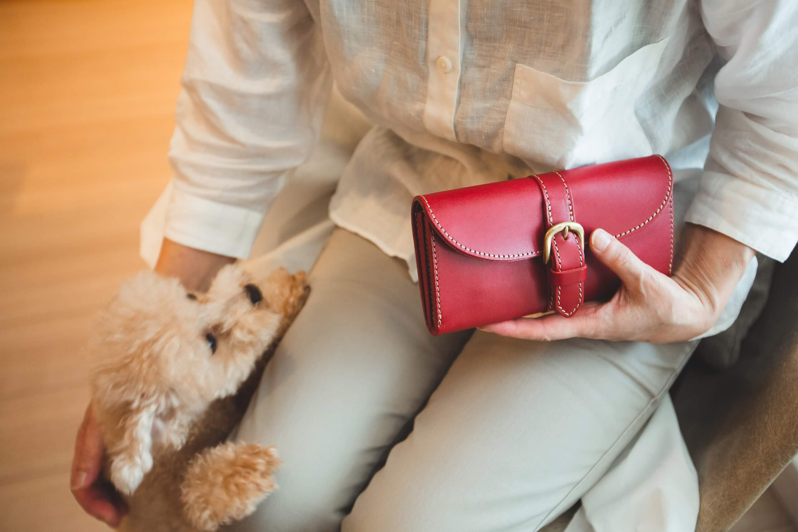 ベルテッド長財布