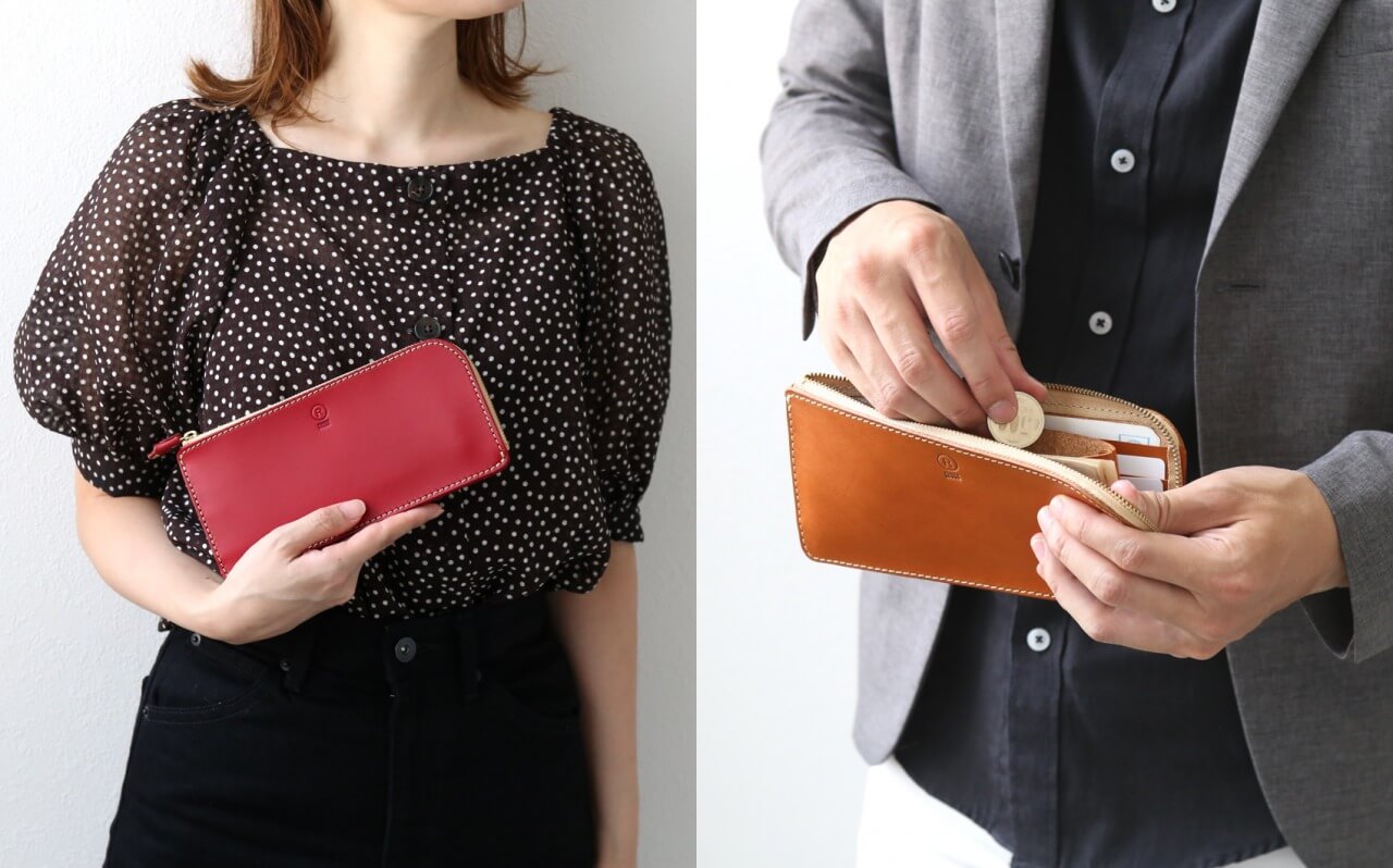 薄マチZIP長財布