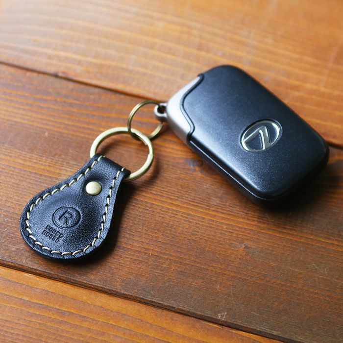 ティアドロップキーリング[sokunou] ｜革鞄・革小物のPORCO ROSSO