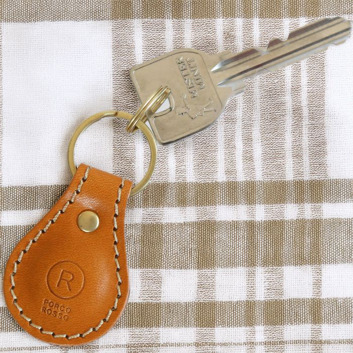 ティアドロップキーリング[sokunou] ｜革鞄・革小物のPORCO ROSSO