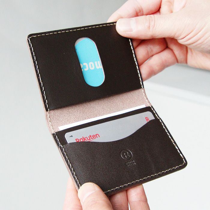 2つ折りパスケース[sokunou] ｜革鞄・革小物のPORCO ROSSO（ポルコロッソ）