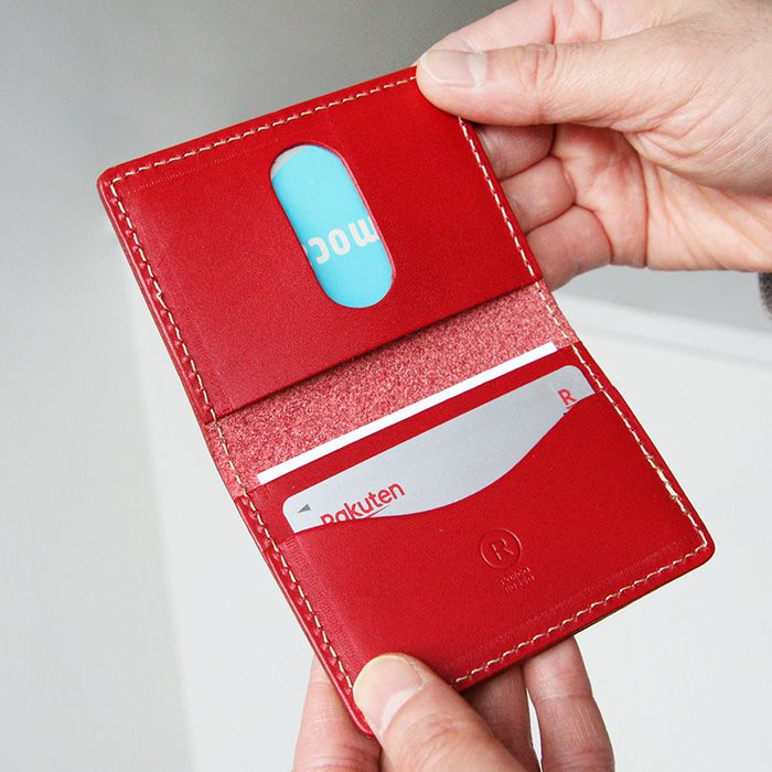 2つ折りパスケース[sokunou] ｜革鞄・革小物のPORCO ROSSO（ポルコロッソ）