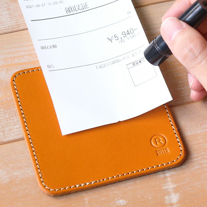 印鑑マット[sokunou] ｜革鞄・革小物のPORCO ROSSO（ポルコロッソ）