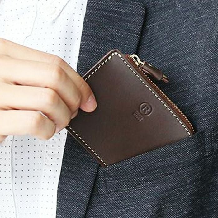 薄マチZIPコインケース[sokunou] ｜革鞄・革小物のPORCO ROSSO