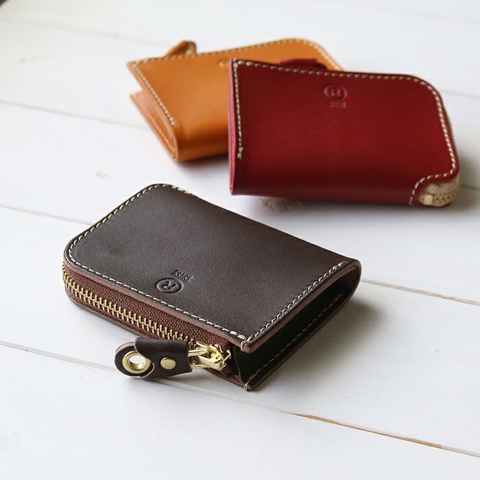 ZIPカードケース[sokunou] ｜革鞄・革小物のPORCO ROSSO（ポルコロッソ）