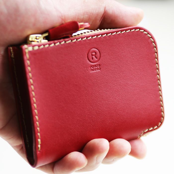 ZIPカードケース[sokunou] ｜革鞄・革小物のPORCO ROSSO（ポルコロッソ）