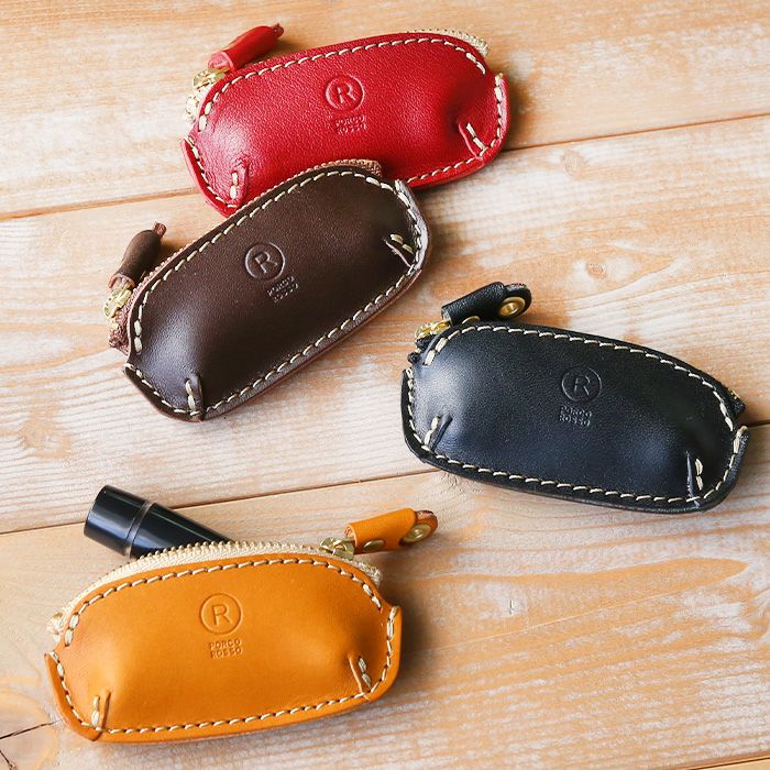 ビーンズスタンプケース[sokunou] ｜革鞄・革小物のPORCO ROSSO