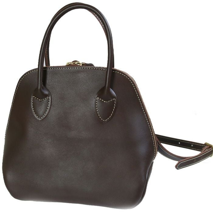 ラウンドZIPミニトートバッグ｜PORCO ROSSO