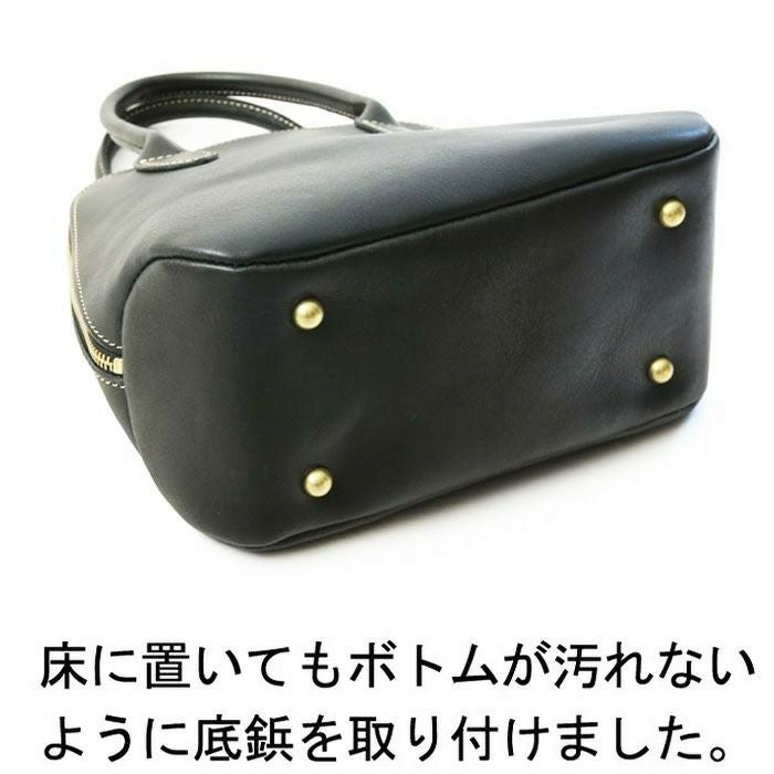 ラウンドZIPミニトートバッグ｜PORCO ROSSO