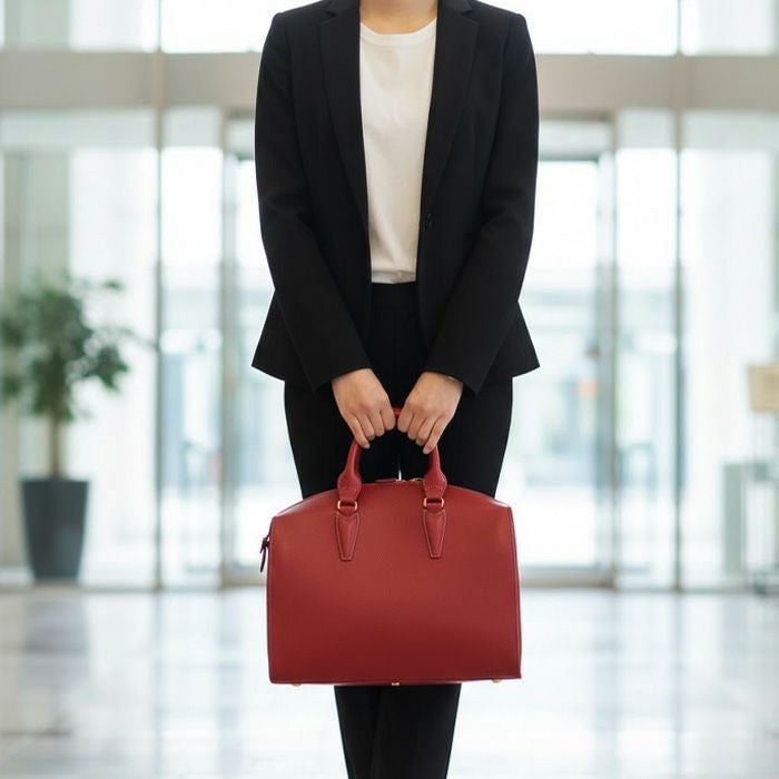 ラウンドZIPブリーフケースA4｜PORCO ROSSO