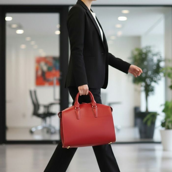 ラウンドZIPブリーフケースA4｜PORCO ROSSO