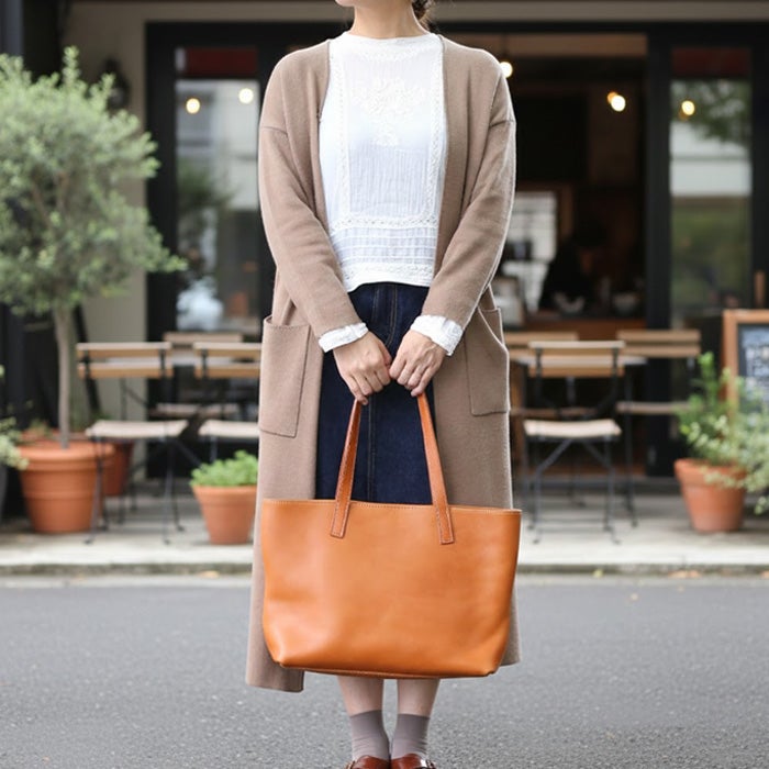 ホリゾンタルトートバッグM｜PORCO ROSSO