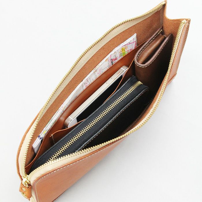 L字クラッチバッグS｜PORCO ROSSO