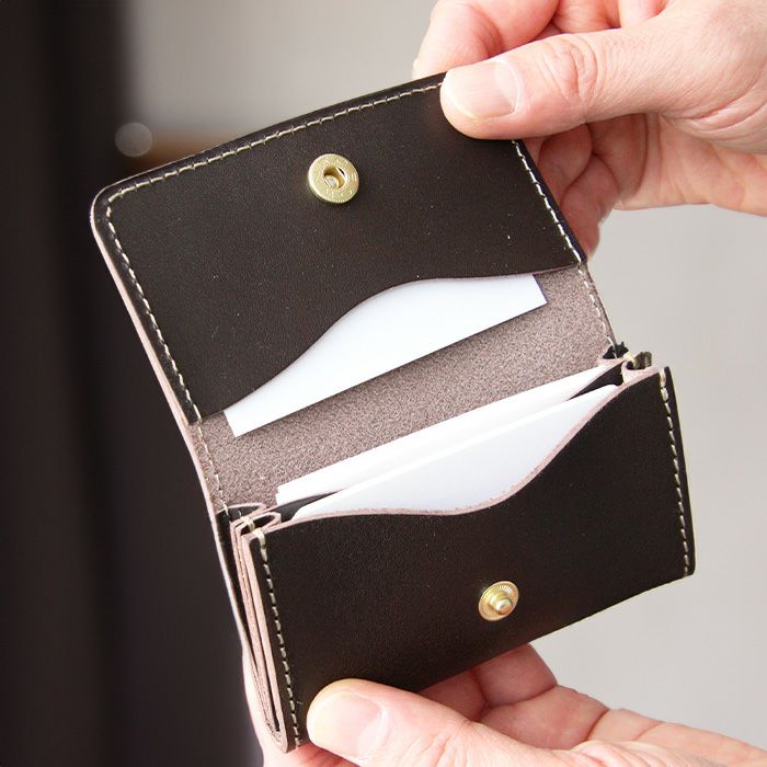 名刺入れ 仕切り付き [sokunou] ｜革鞄・革小物のPORCO ROSSO