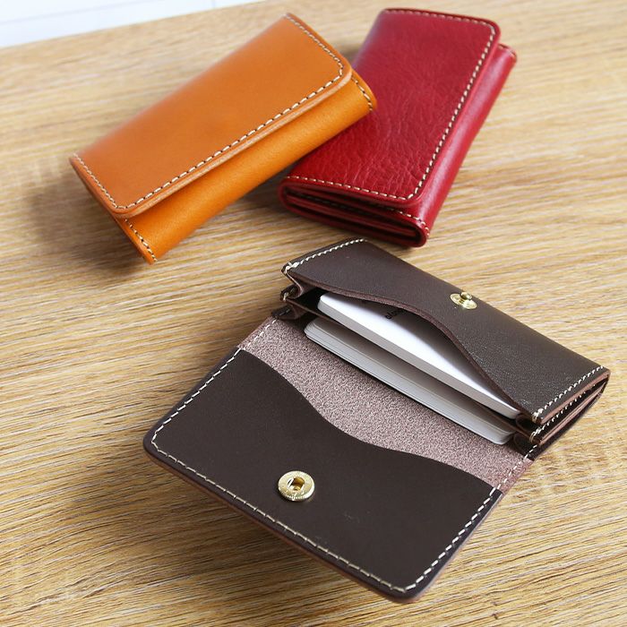 名刺入れ 仕切り付き [sokunou] ｜革鞄・革小物のPORCO ROSSO