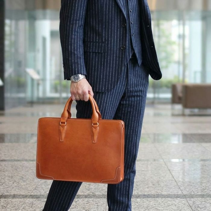 煽りポケットブリーフケースA4E｜PORCO ROSSO