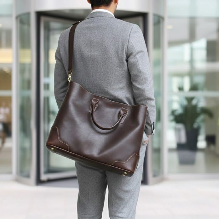 2WAYパネルインビジネスバッグB4E｜PORCO ROSSO