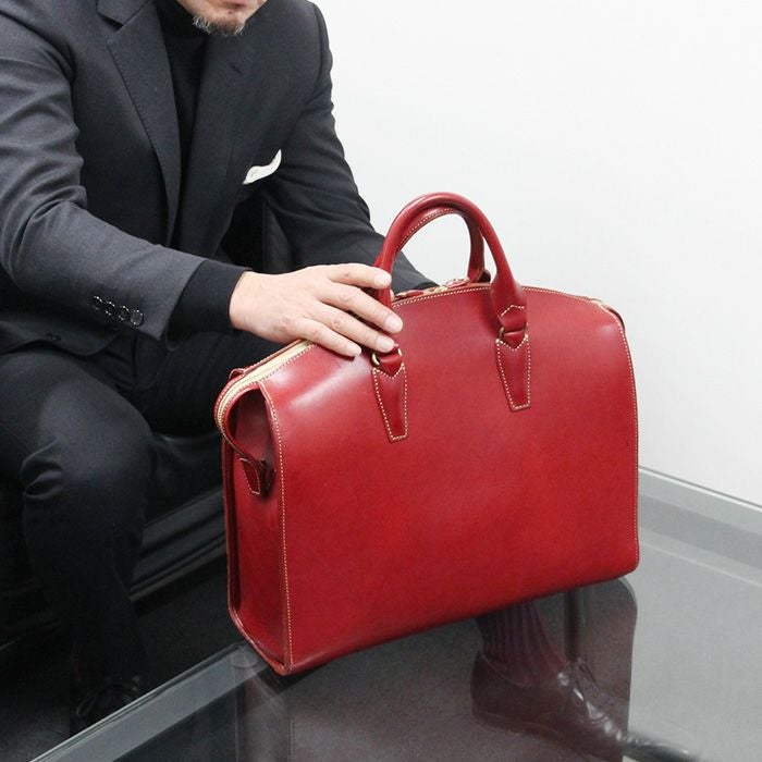 ラウンドZIPブリーフケースA4E｜PORCO ROSSO