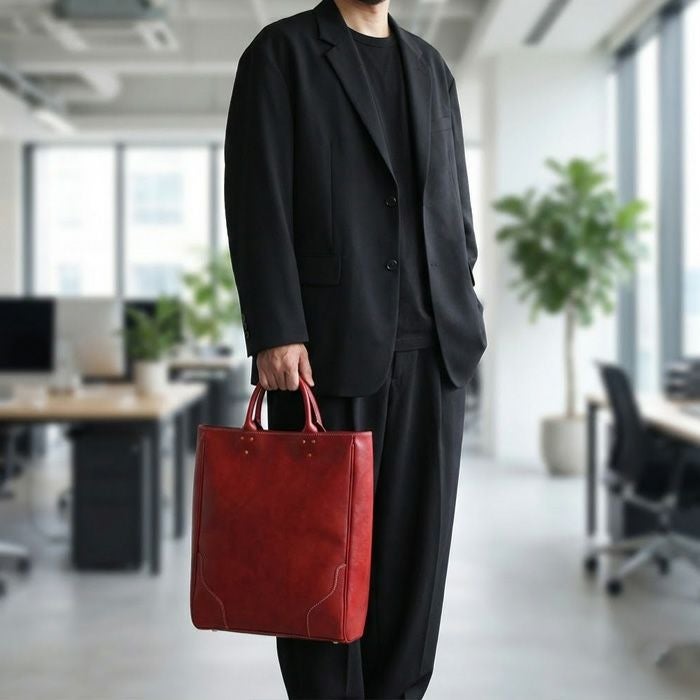 バーティカルビジネスバッグA4E｜PORCO ROSSO