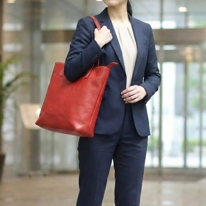 バーティカルZIPトートバッグ｜PORCO ROSSO