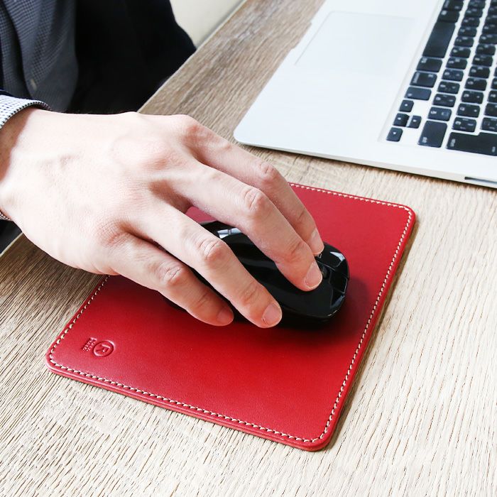 マウスパッド[sokunou] ｜革鞄・革小物のPORCO ROSSO（ポルコロッソ）