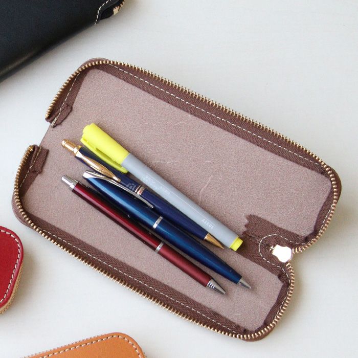 トレーペンケース[sokunou] ｜革鞄・革小物のPORCO ROSSO（ポルコロッソ）