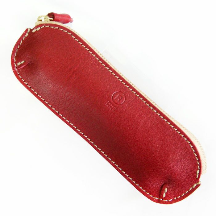 ビーンズペンケース[sokunou] ｜革鞄・革小物のPORCO ROSSO