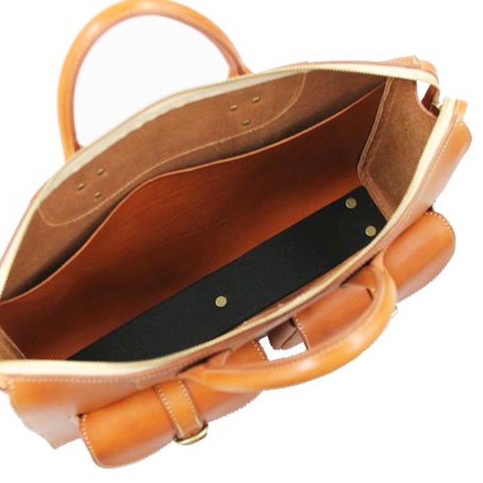 ダブルフロントポケットブリーフケースA4E｜PORCO ROSSO