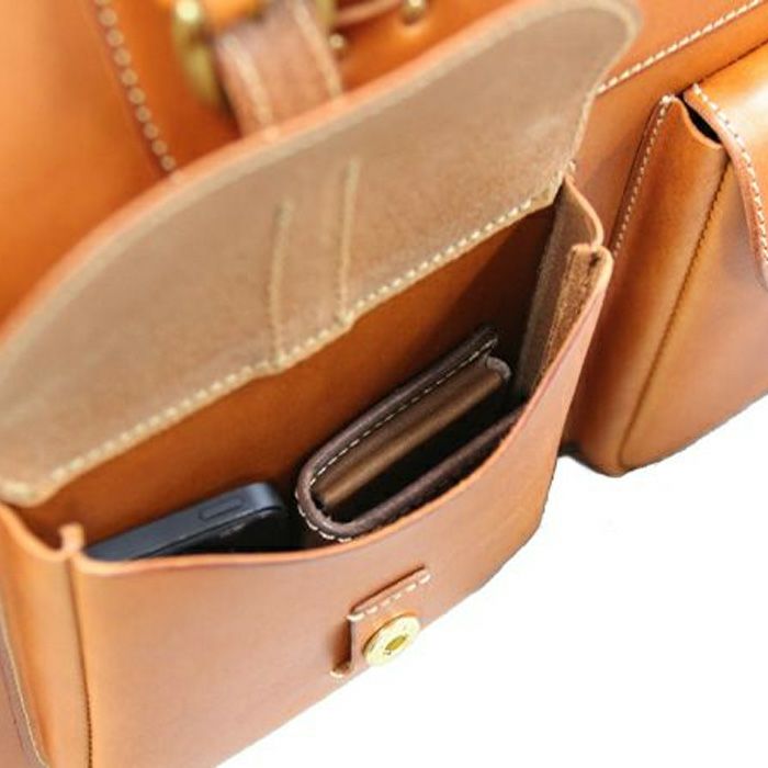 ダブルフロントポケットブリーフケースA4E｜PORCO ROSSO