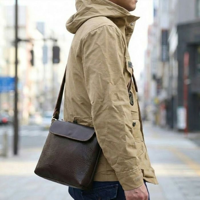 フラップスクエアショルダーバッグM｜PORCO ROSSO