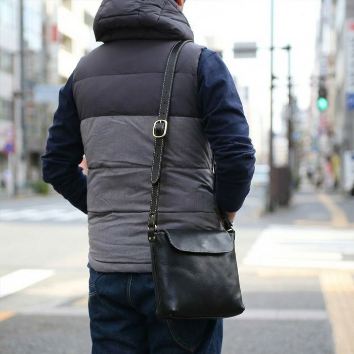 フラップスクエアショルダーバッグM｜PORCO ROSSO