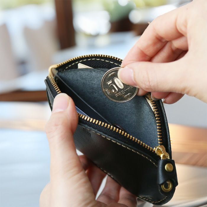 ビーンズマルチパース[sokunou] ｜革鞄・革小物のPORCO ROSSO