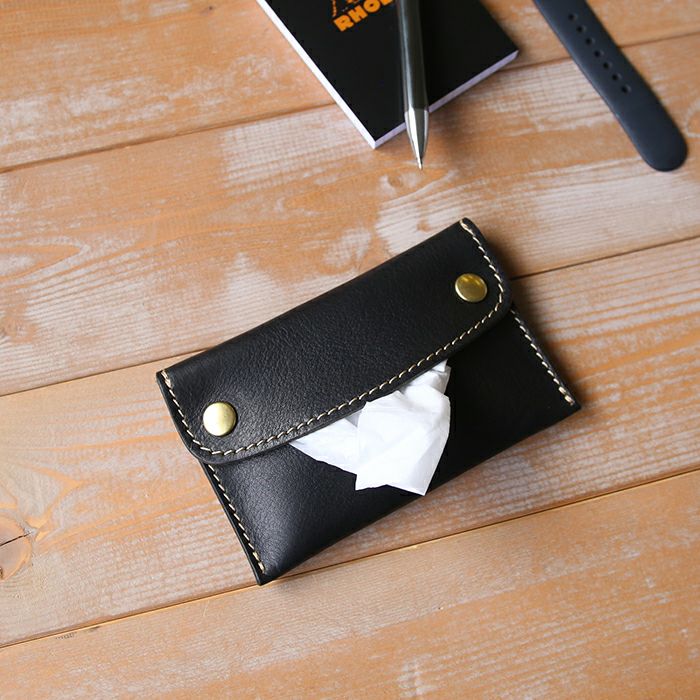 ポケットティッシュケース[sokunou] ｜革鞄・革小物のPORCO ROSSO