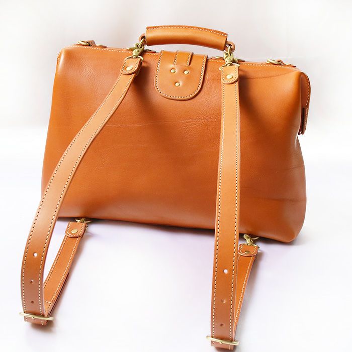 美品　PORCO ROSSO　ポルコロッソ　ベルテッドレザー ダレスバック 3WAYベルテッドソフトダレスバッグA4E｜PORCO ROSSO
