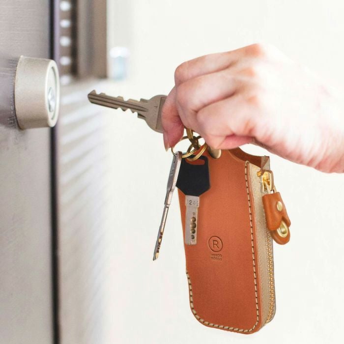 レザーZIPキーケース