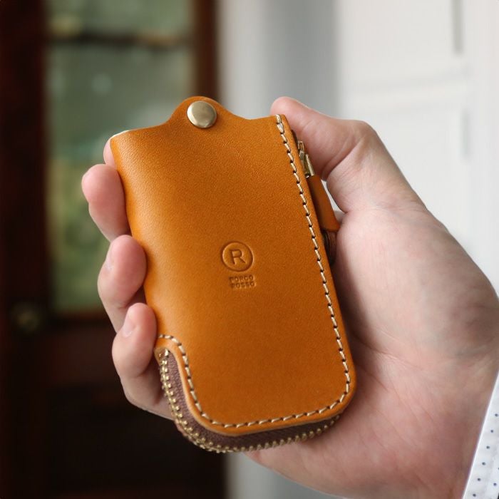 レザーZIPキーケース