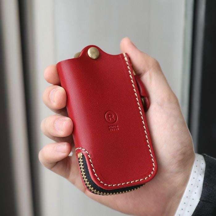 レザーZIPキーケース