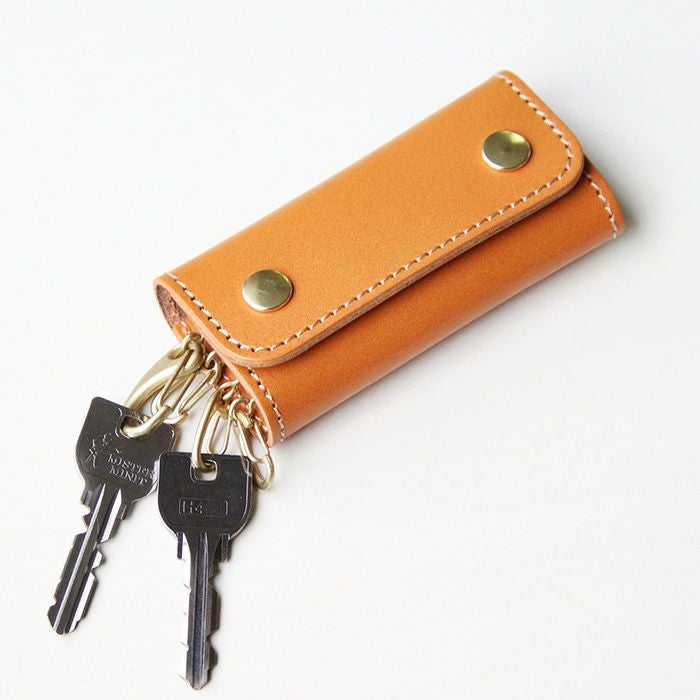 ダブルホックキーケース[sokunou] ｜革鞄・革小物のPORCO ROSSO