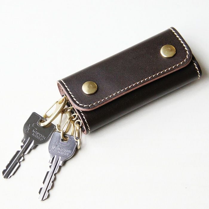 ダブルホックキーケース[sokunou] ｜革鞄・革小物のPORCO ROSSO