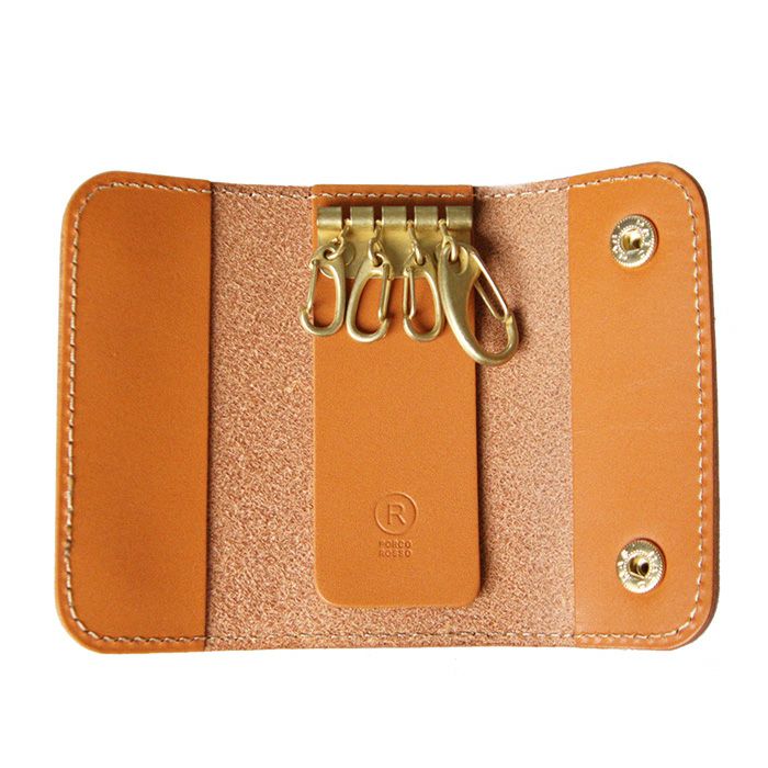 ダブルホックキーケース[sokunou] ｜革鞄・革小物のPORCO ROSSO