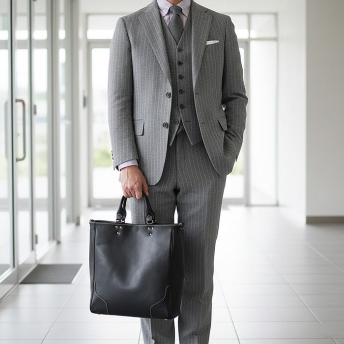 2WAYバーティカルビジネスバッグB4｜PORCO ROSSO