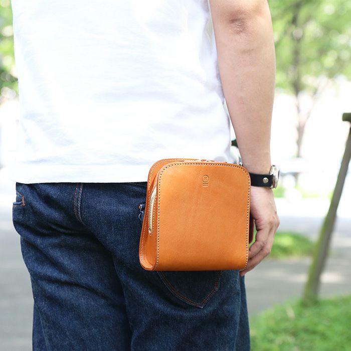 ベルトポーチ｜革鞄・革小物のPORCO ROSSO（ポルコロッソ）