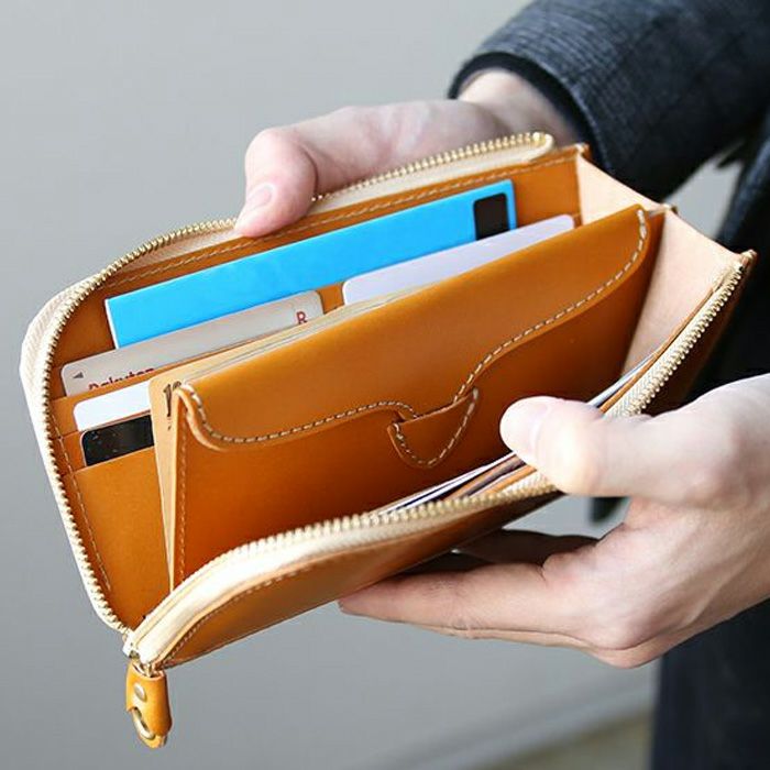 長財布 長財布/Lzip wallet 01（栃木レザー） | WALLET | ITEM | minca - 毎日