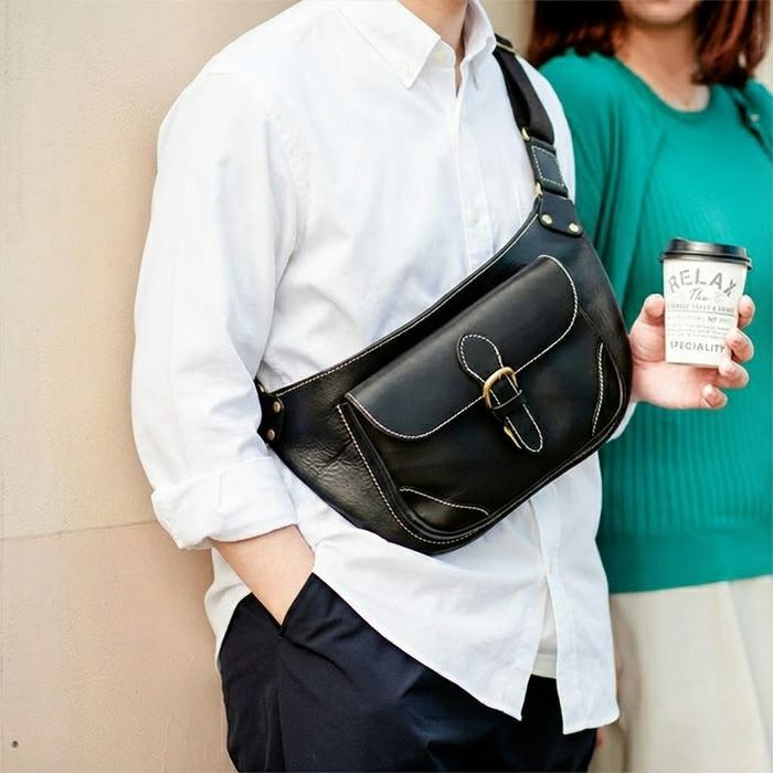 フロントポケットクロスボディバッグ｜PORCO ROSSO