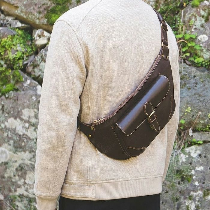 フロントポケットクロスボディバッグ｜PORCO ROSSO