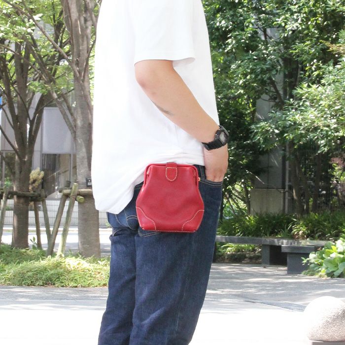 口枠ベルトポーチ｜PORCO ROSSO